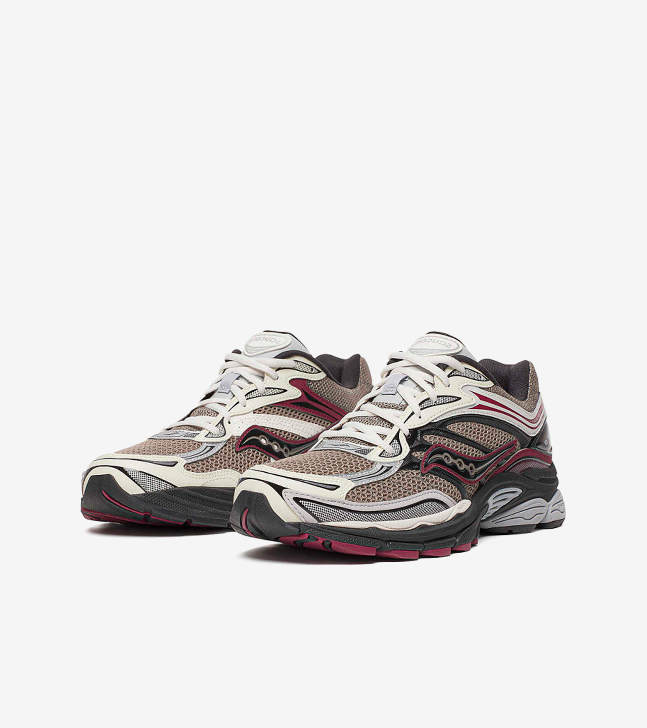 Saucony ProGrid Omni 9 Tomorrow, Meet Yesterday Pack Tan Maroon